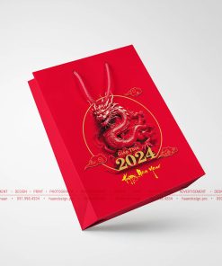 Túi Giấy Năm Mới Giáp Thìn 2024 Mới Nhất